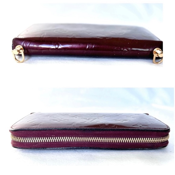 ♥️Authentic Louis Vuitton Vernis Zippy Long Wallet, converted into cross body - Picture 4 of 11